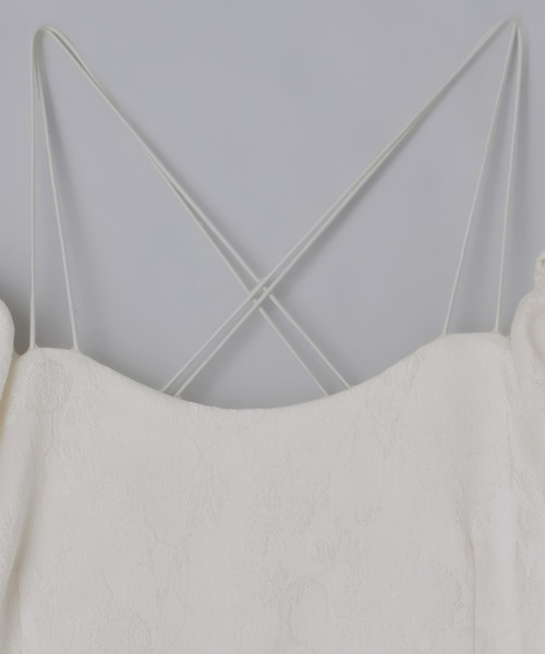 Olu.（オルドット）の「3wayジャガードパフスリーブワンピース（ドレス・レディース・アイボリー/ブラック・1/0）」の10枚目の写真