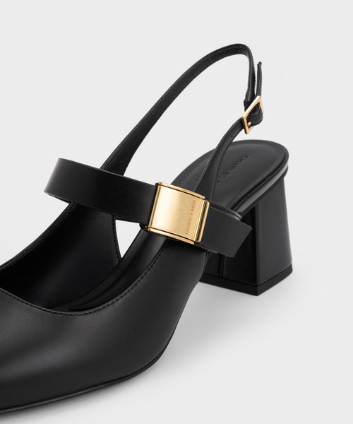 CHARLES & KEITH(チャールズ & キース)の「Yvette イヴェット メリージェーンスリングバックパンプス(パンプス・レディース・オフホワイト/ブラック/ダークブラウン・25cm/24.5cm/23.5cm/23cm/22.5cm/25.5cm)」の13枚目の写真