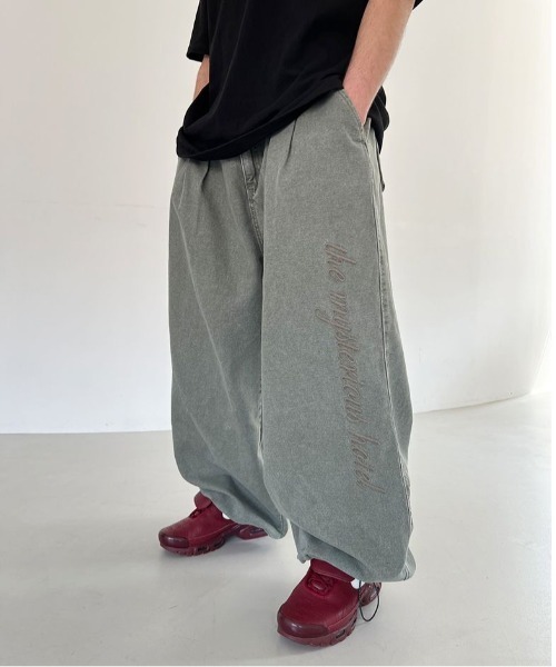 L.H.P（エルエイチピー）の「THE MYSTERIOUS HOTEL/ザ ミステリアス ホテル/OXFORD WASHED PANTS（デニムパンツ・レディース・ブルー・2/1）」の21枚目の写真