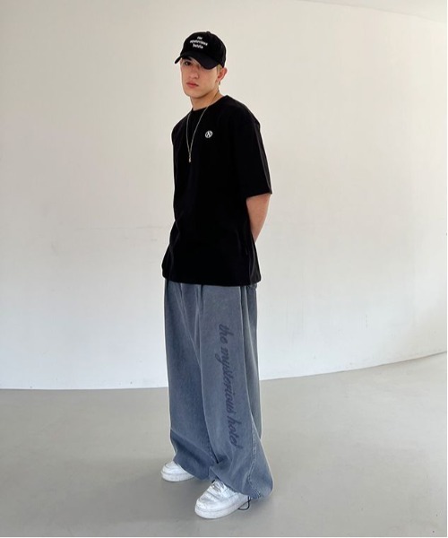 L.H.P（エルエイチピー）の「THE MYSTERIOUS HOTEL/ザ ミステリアス ホテル/OXFORD WASHED PANTS（デニムパンツ・レディース・ブルー・2/1）」の5枚目の写真