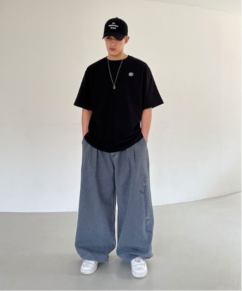 L.H.P（エルエイチピー）の「THE MYSTERIOUS HOTEL/ザ ミステリアス ホテル/OXFORD WASHED PANTS（デニムパンツ・レディース・ブルー・2/1）」の6枚目の写真