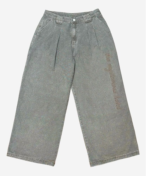 L.H.P（エルエイチピー）の「THE MYSTERIOUS HOTEL/ザ ミステリアス ホテル/OXFORD WASHED PANTS（デニムパンツ・レディース・ブルー・2/1）」の12枚目の写真