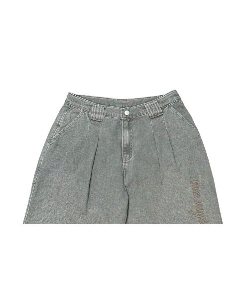 L.H.P（エルエイチピー）の「THE MYSTERIOUS HOTEL/ザ ミステリアス ホテル/OXFORD WASHED PANTS（デニムパンツ・レディース・ブルー・2/1）」の13枚目の写真