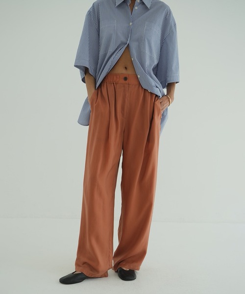 SHEER AIRY PANTS（その他パンツ）｜CLANE（クラネ）のファッション