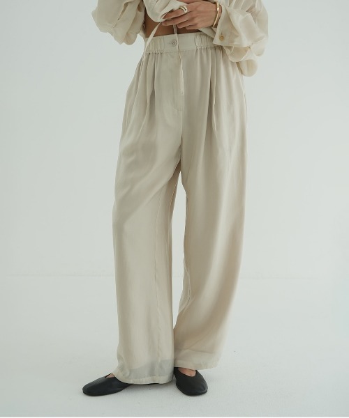 パンツ CLANE SHEER AIRY PANTS SHEER AIRY PANTS（その他パンツ）｜CLANE（クラネ）のファッション