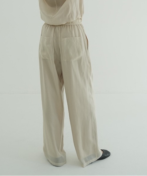 SHEER AIRY PANTS（その他パンツ）｜CLANE（クラネ）のファッション
