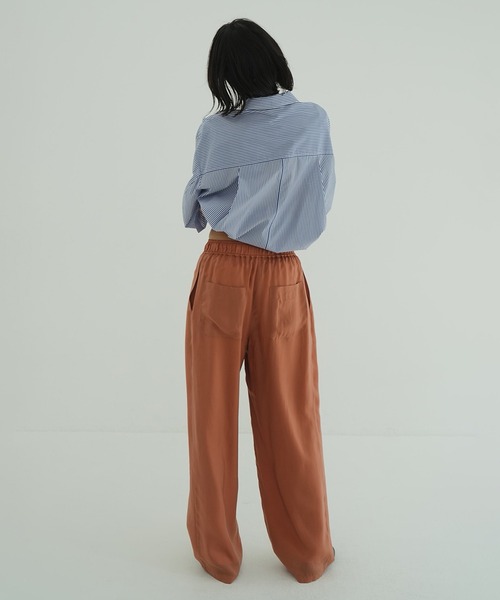 CLANE（クラネ）の「SHEER AIRY PANTS（その他パンツ・レディース・アイボリー/オレンジ/ブラック・0/1/2）」の18枚目の写真