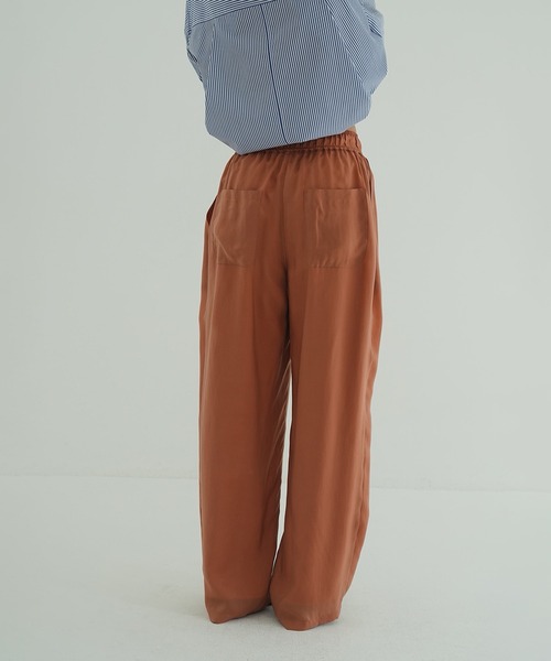 CLANE（クラネ）の「SHEER AIRY PANTS（その他パンツ・レディース・アイボリー/オレンジ/ブラック・0/1/2）」の21枚目の写真