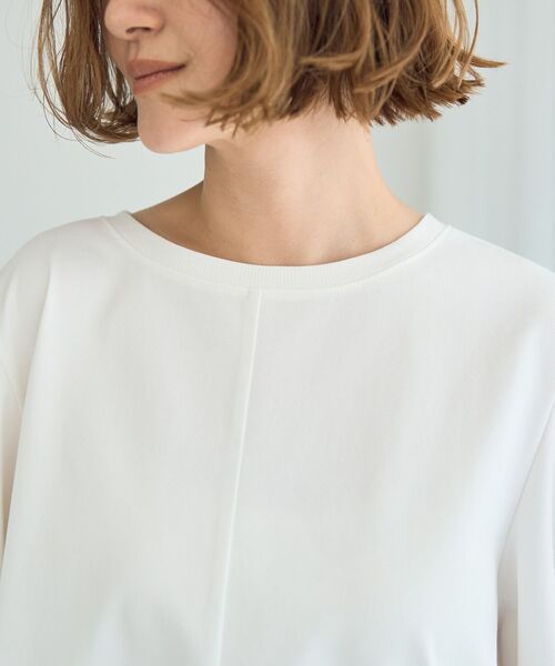 YECCA VECCA（イェッカヴェッカ）の「バルーンスリーブプルオーバー（Tシャツ/カットソー・レディース・ブラック/オフホワイト/チャコールグレー・FREE）」の12枚目の写真