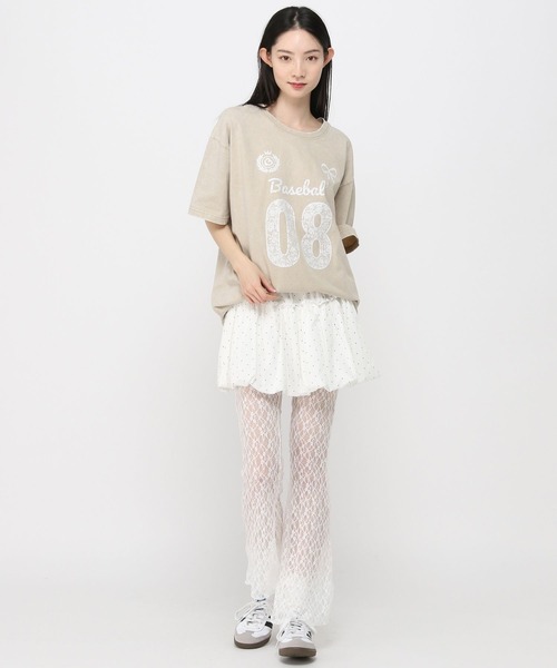 3.3 Field Trip (3.3フィールドトリップ)の「3.3 Field Trip/レースナンバリングT(Tシャツ/カットソー・レディース・チャコールグレー/パープル/アイボリー・FREE)」の14枚目の写真