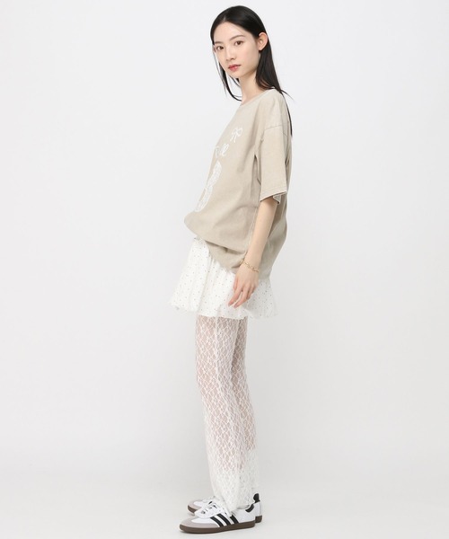 3.3 Field Trip (3.3フィールドトリップ)の「3.3 Field Trip/レースナンバリングT(Tシャツ/カットソー・レディース・チャコールグレー/パープル/アイボリー・FREE)」の16枚目の写真