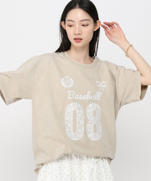 3.3 Field Trip (3.3フィールドトリップ)の「3.3 Field Trip/レースナンバリングT(Tシャツ/カットソー・レディース・チャコールグレー/パープル/アイボリー・FREE)」の19枚目の写真
