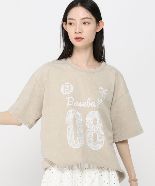 3.3 Field Trip (3.3フィールドトリップ)の「3.3 Field Trip/レースナンバリングT(Tシャツ/カットソー・レディース・チャコールグレー/パープル/アイボリー・FREE)」の20枚目の写真