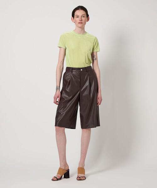 AEWEN MATOPH(イウエン マトフ)の「<AEWEN MATOPH>シアー ベロア Tシャツ(Tシャツ/カットソー・レディース・グレー/ブラック/ライム・FREE)」の22枚目の写真