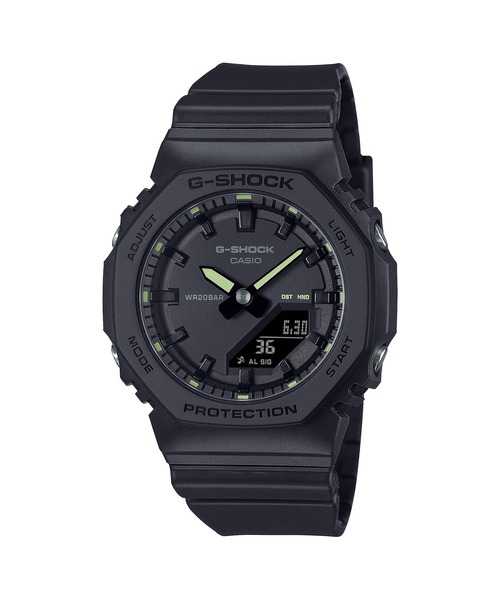 G-SHOCK(ジーショック)の「GMA-P2100シリーズ / GMA-P2100SA-1A2JF(アナログ腕時計・レディース・ブラック×イエロー・FREE)」の1枚目の写真