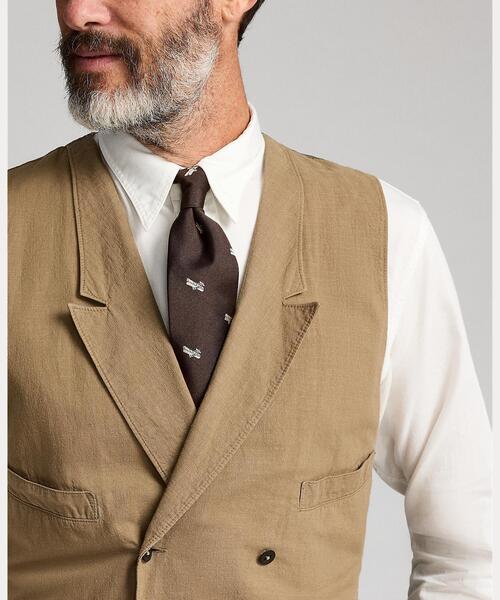 RRL（ダブル アール エル）の「ダブルブレステッド コットンリネン