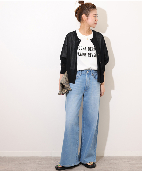 JOURNAL STANDARD relume(ジャーナルスタンダード レリューム)の「《追加》ウォッシャブルクロップドカーディガン(カーディガン/ボレロ・レディース・ブラック/グリーン/グレー・FREE)」の19枚目の写真