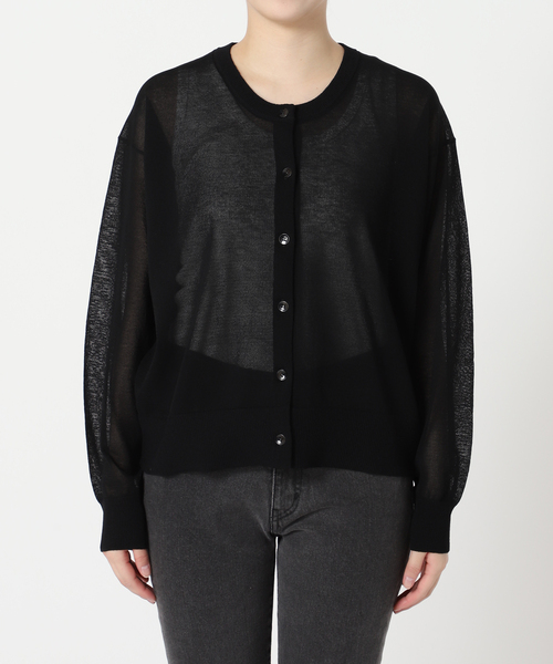 JOURNAL STANDARD relume(ジャーナルスタンダード レリューム)の「《追加》ウォッシャブルクロップドカーディガン(カーディガン/ボレロ・レディース・ブラック/グリーン/グレー・FREE)」の20枚目の写真