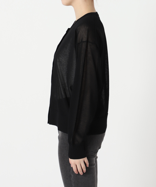 JOURNAL STANDARD relume(ジャーナルスタンダード レリューム)の「《追加》ウォッシャブルクロップドカーディガン(カーディガン/ボレロ・レディース・ブラック/グリーン/グレー・FREE)」の19枚目の写真