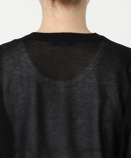 JOURNAL STANDARD relume(ジャーナルスタンダード レリューム)の「《追加》ウォッシャブルクロップドカーディガン(カーディガン/ボレロ・レディース・ブラック/グリーン/グレー・FREE)」の16枚目の写真