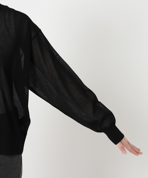 JOURNAL STANDARD relume(ジャーナルスタンダード レリューム)の「《追加》ウォッシャブルクロップドカーディガン(カーディガン/ボレロ・レディース・ブラック/グリーン/グレー・FREE)」の15枚目の写真