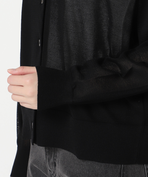 JOURNAL STANDARD relume(ジャーナルスタンダード レリューム)の「《追加》ウォッシャブルクロップドカーディガン(カーディガン/ボレロ・レディース・ブラック/グリーン/グレー・FREE)」の14枚目の写真