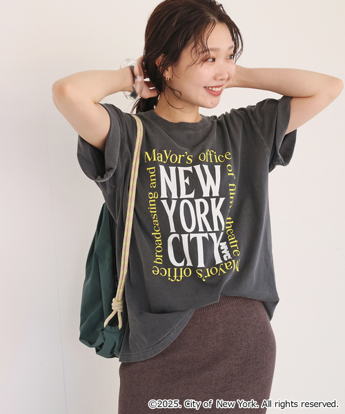 GOOD ROCK SPEED(グッドロックスピード)の「《追加》GOOD ROCK SPEED/グッドロックスピード NEWYORK TEE(Tシャツ/カットソー・レディース・ホワイト/ブラック・FREE)」の2枚目の写真