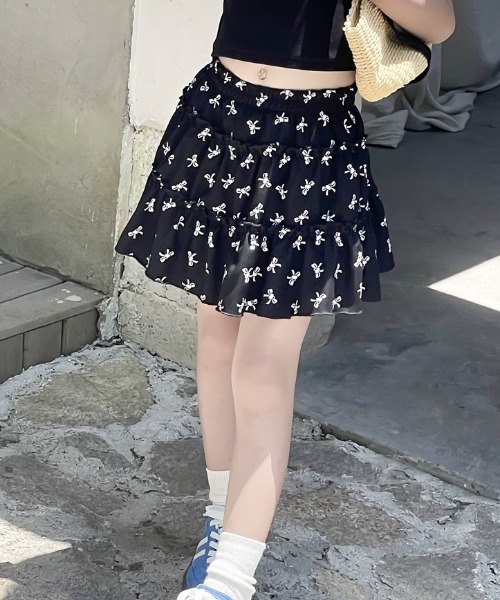 セール】ribbon frill skirt（スカート）｜Tickle（ティックル