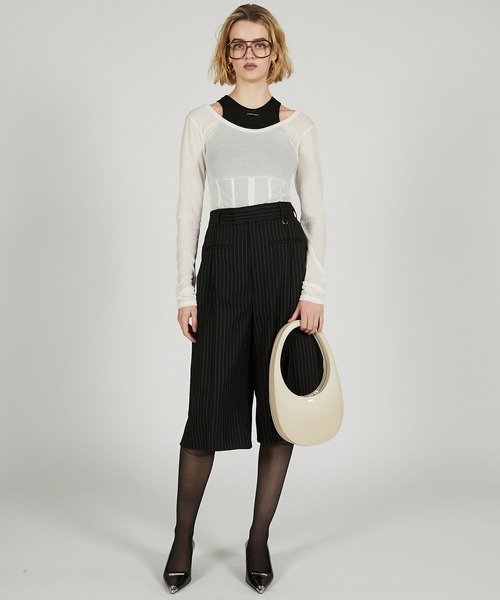 PRANK PROJECT(プランクプロジェクト)の「ウェルトポケットショーツ / Welt Pocket Shorts(その他パンツ・レディース・ブラック/グレー/ホワイト・36/38)」の9枚目の写真