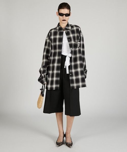 PRANK PROJECT(プランクプロジェクト)の「ウェルトポケットショーツ / Welt Pocket Shorts(その他パンツ・レディース・ブラック/グレー/ホワイト・36/38)」の6枚目の写真