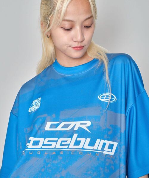 WEGO（ウィゴー）の「WEGO/フォトゲームグラフィックT（Tシャツ/カットソー・メンズ・ブラック/ブルー・MEDIUM/LARGE）」の2枚目の写真