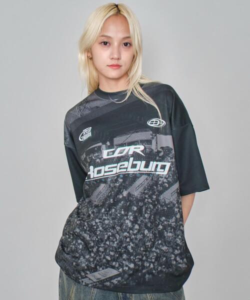 WEGO（ウィゴー）の「WEGO/フォトゲームグラフィックT（Tシャツ/カットソー・メンズ・ブラック/ブルー・MEDIUM/LARGE）」の7枚目の写真