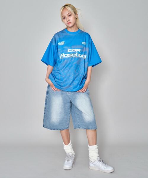 WEGO（ウィゴー）の「WEGO/フォトゲームグラフィックT（Tシャツ/カットソー・メンズ・ブラック/ブルー・MEDIUM/LARGE）」の11枚目の写真