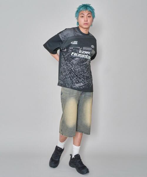 WEGO（ウィゴー）の「WEGO/フォトゲームグラフィックT（Tシャツ/カットソー・メンズ・ブラック/ブルー・MEDIUM/LARGE）」の18枚目の写真