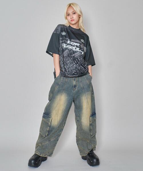 WEGO（ウィゴー）の「WEGO/フォトゲームグラフィックT（Tシャツ/カットソー・メンズ・ブラック/ブルー・MEDIUM/LARGE）」の22枚目の写真