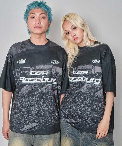 WEGO（ウィゴー）の「WEGO/フォトゲームグラフィックT（Tシャツ/カットソー・メンズ・ブラック/ブルー・MEDIUM/LARGE）」の4枚目の写真