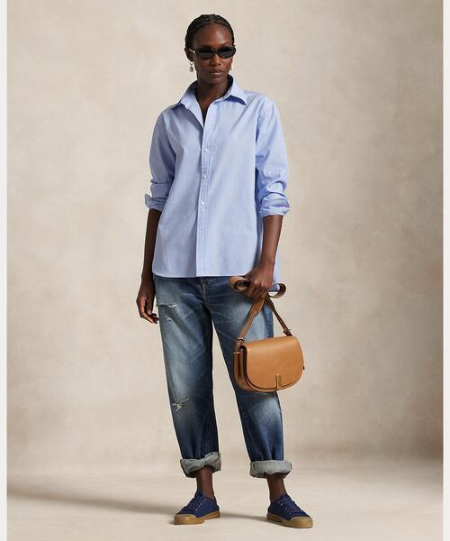 オーバーサイズ フィット コットン シャツ（シャツ/ブラウス）｜POLO