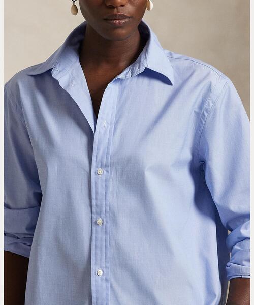 オーバーサイズ フィット コットン シャツ（シャツ/ブラウス）｜POLO