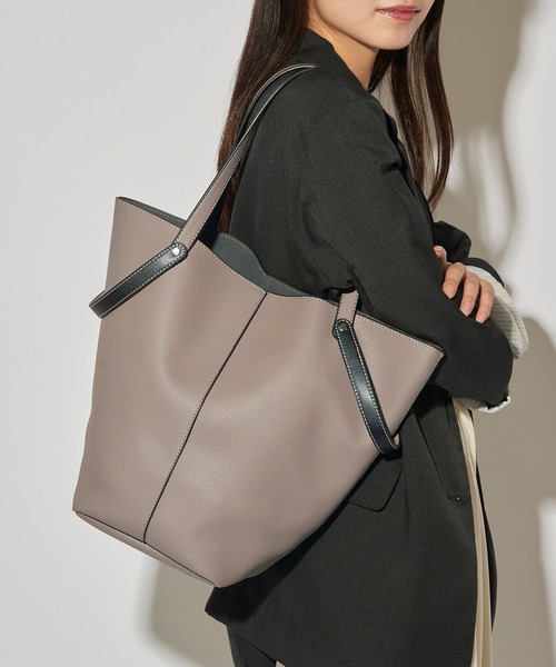 セール】【MAISON BREEZE】2WAYハンドルトートバッグ ハンドバッグ A4