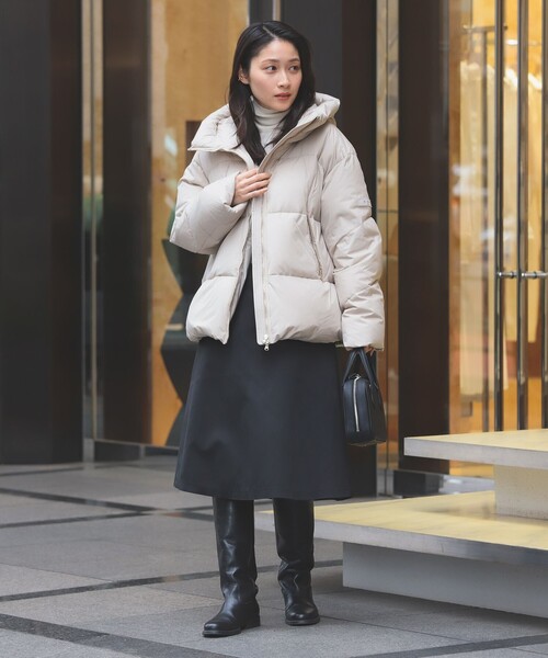 TATRAS（タトラス）の「TATRAS / GIGI ダウンジャケット（ダウンジャケット/コート・レディース・ブラック/ベージュ・1/2）」の11枚目の写真