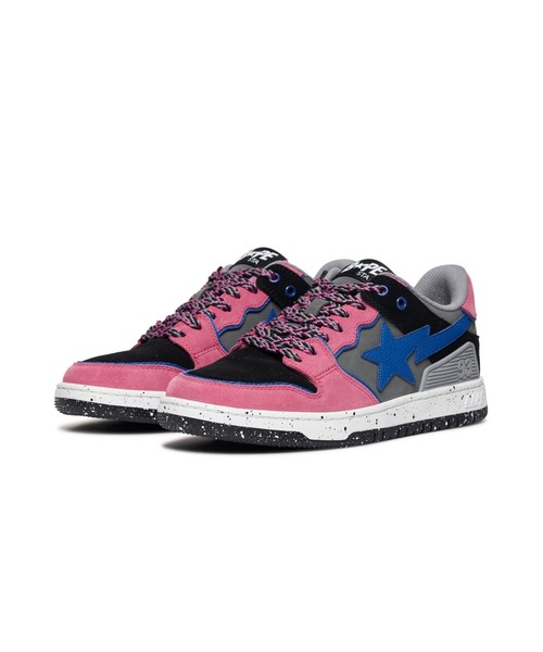 A BATHING APE(アベイシングエイプ)の「BAPE SK8 STA #1(スニーカー・メンズ・ピンク/ブルー/ベージュ・10/12/9/7/11/9.5/8.5/8)」の1枚目の写真