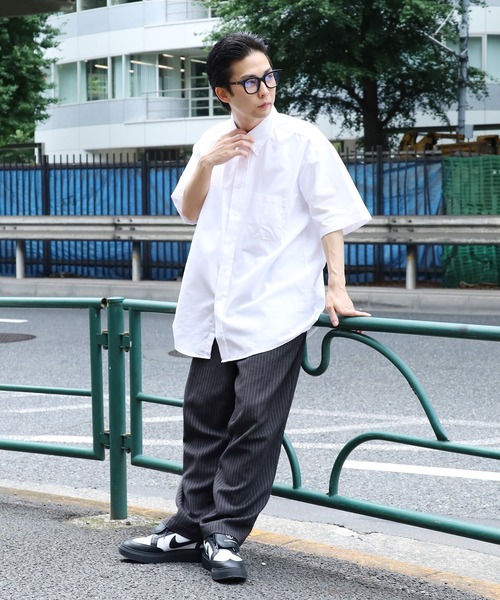 ROOPTOKYO(ループトウキョウ)の「Edwards/エドワーズ Relax Fit レギュラーカラーシャツ オックスフォードシャツ ボタンダウンシャツ メンズ 夏物 夏服(シャツ/ブラウス・メンズ・ブルー系その他/バーガンディー/ライトグレー/グレー系その他/ホワイト・L/XL/M)」の8枚目の写真