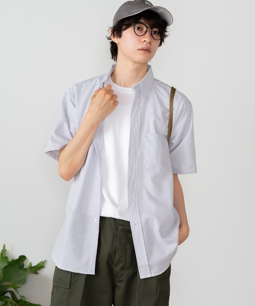 ROOPTOKYO(ループトウキョウ)の「Edwards/エドワーズ Relax Fit レギュラーカラーシャツ オックスフォードシャツ ボタンダウンシャツ メンズ 夏物 夏服(シャツ/ブラウス・メンズ・ブルー系その他/バーガンディー/ライトグレー/グレー系その他/ホワイト・L/XL/M)」の11枚目の写真