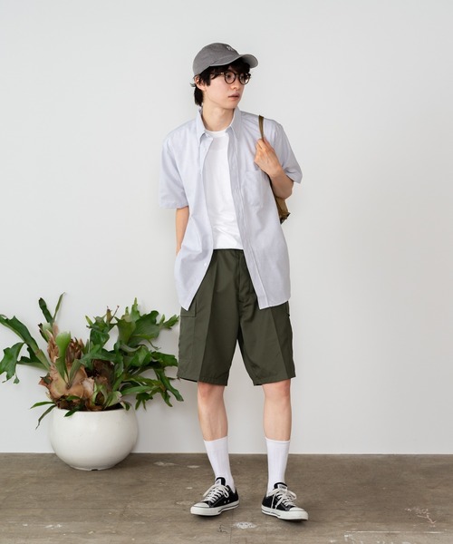 ROOPTOKYO(ループトウキョウ)の「Edwards/エドワーズ Relax Fit レギュラーカラーシャツ オックスフォードシャツ ボタンダウンシャツ メンズ 夏物 夏服(シャツ/ブラウス・メンズ・ブルー系その他/バーガンディー/ライトグレー/グレー系その他/ホワイト・L/XL/M)」の12枚目の写真