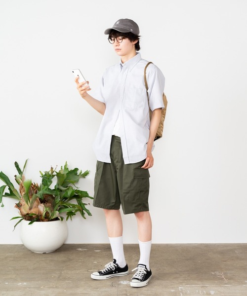 ROOPTOKYO(ループトウキョウ)の「Edwards/エドワーズ Relax Fit レギュラーカラーシャツ オックスフォードシャツ ボタンダウンシャツ メンズ 夏物 夏服(シャツ/ブラウス・メンズ・ブルー系その他/バーガンディー/ライトグレー/グレー系その他/ホワイト・L/XL/M)」の13枚目の写真