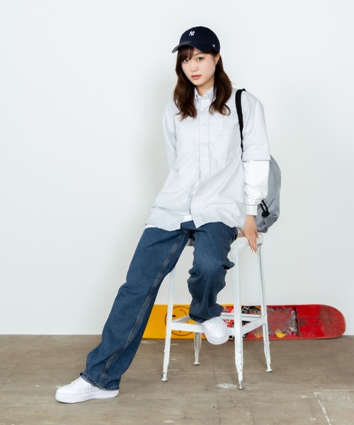 ROOPTOKYO(ループトウキョウ)の「Edwards/エドワーズ Relax Fit レギュラーカラーシャツ オックスフォードシャツ ボタンダウンシャツ メンズ 夏物 夏服(シャツ/ブラウス・メンズ・ブルー系その他/バーガンディー/ライトグレー/グレー系その他/ホワイト・L/XL/M)」の16枚目の写真