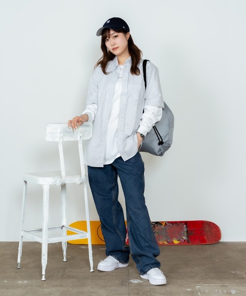 ROOPTOKYO(ループトウキョウ)の「Edwards/エドワーズ Relax Fit レギュラーカラーシャツ オックスフォードシャツ ボタンダウンシャツ メンズ 夏物 夏服(シャツ/ブラウス・メンズ・ブルー系その他/バーガンディー/ライトグレー/グレー系その他/ホワイト・L/XL/M)」の17枚目の写真