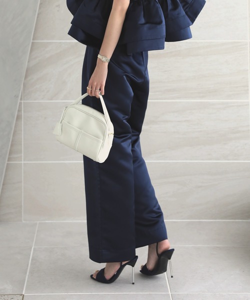 MERAKI（メラキ）の「サテンパンツ（その他パンツ・レディース・ブラック/ホワイト/ピンク/ネイビー・S/M）」の5枚目の写真