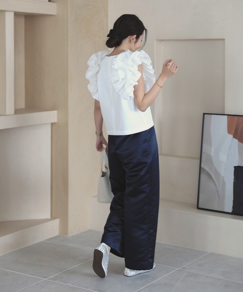 サテンパンツ（その他パンツ）｜MERAKI（メラキ）のファッション