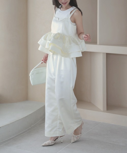 MERAKI（メラキ）の「サテンパンツ（その他パンツ・レディース・ブラック/ホワイト/ピンク/ネイビー・S/M）」の11枚目の写真